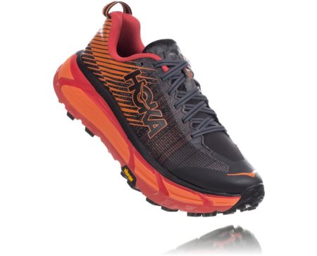 Hoka One One Evo Mafate 2 Moški Trail Tekaški Čevlji Črna / Rdeča SI-180973Z